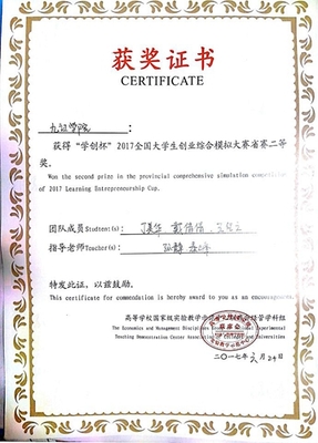 經(jīng)管學(xué)院學(xué)子在2017&ldquo;學(xué)創(chuàng)杯&rdquo;全國大學(xué)生創(chuàng)業(yè)綜合模擬大賽江西省賽中喜獲佳績(jī)